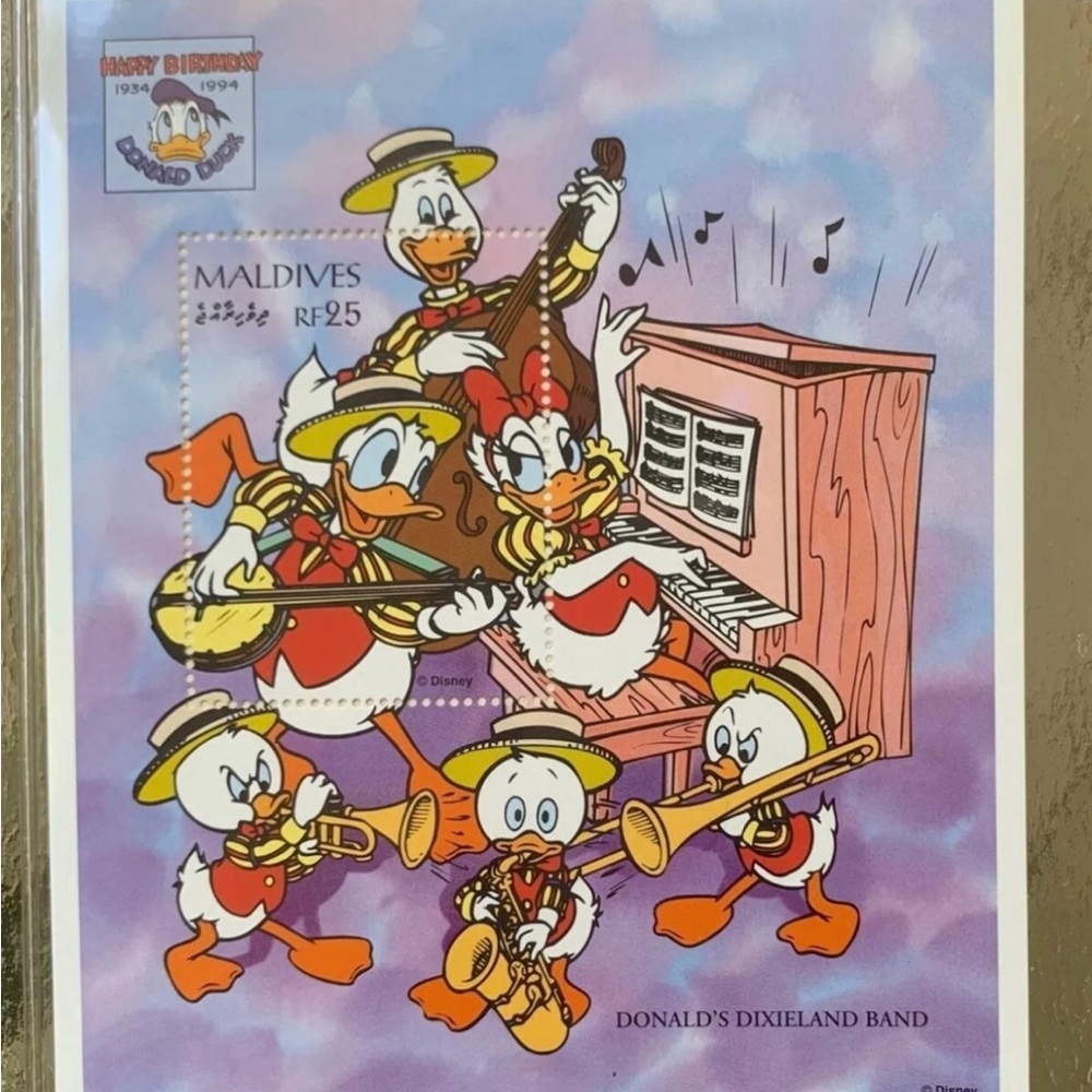 DISNEY Donald's Dixieland Band Stamp